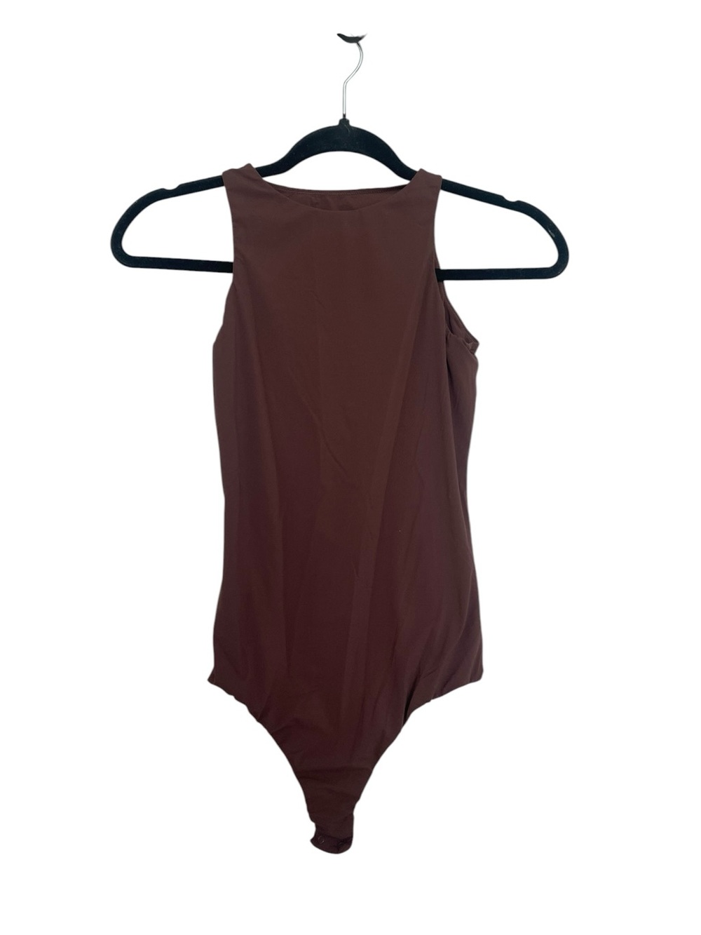 Quince Brown Sleeveless One-Piece Bodysuit